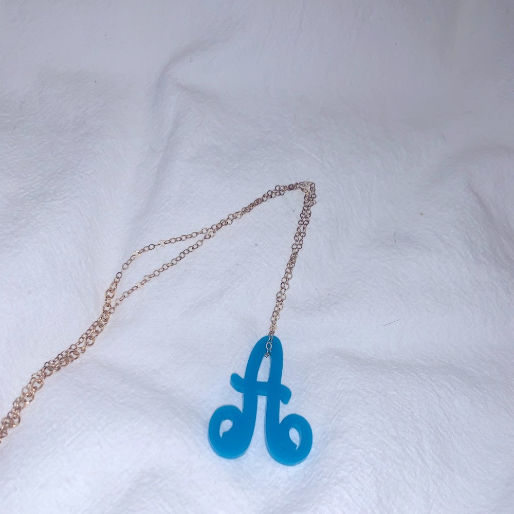 A Initial Necklace